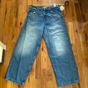 Zara NWT size 28 wide leg jeans